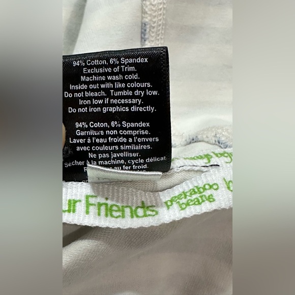 🌟NWOT🌟 Peekaboo Beans: Kids Full Zip-Up Hoodie- Size 6 - Picture 8 of 10